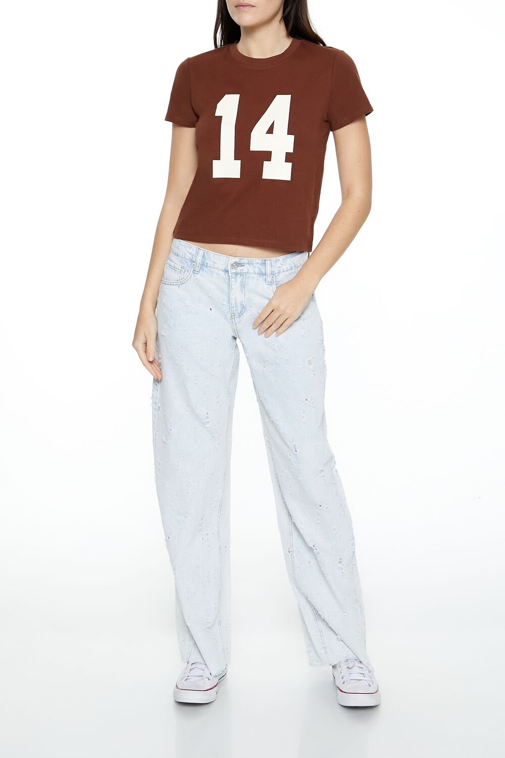 Low-Rise Baggy Wide-Leg Jeans