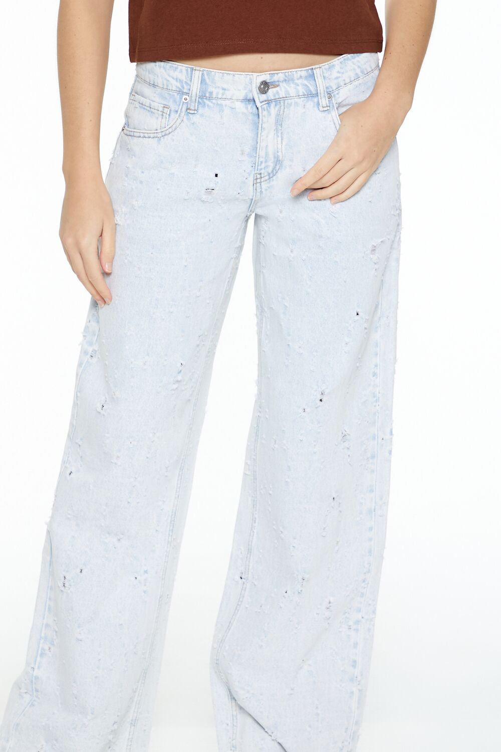 Low-Rise Baggy Wide-Leg Jeans - Image 5