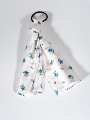 Rose Print Hair Tie