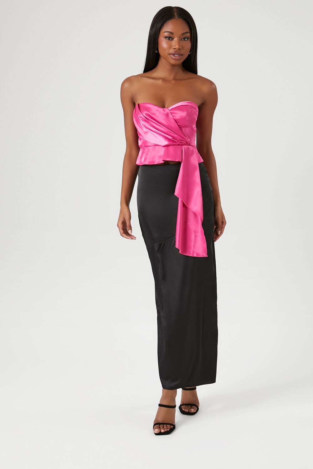 Sweetheart Satin Tube Top - Image 4