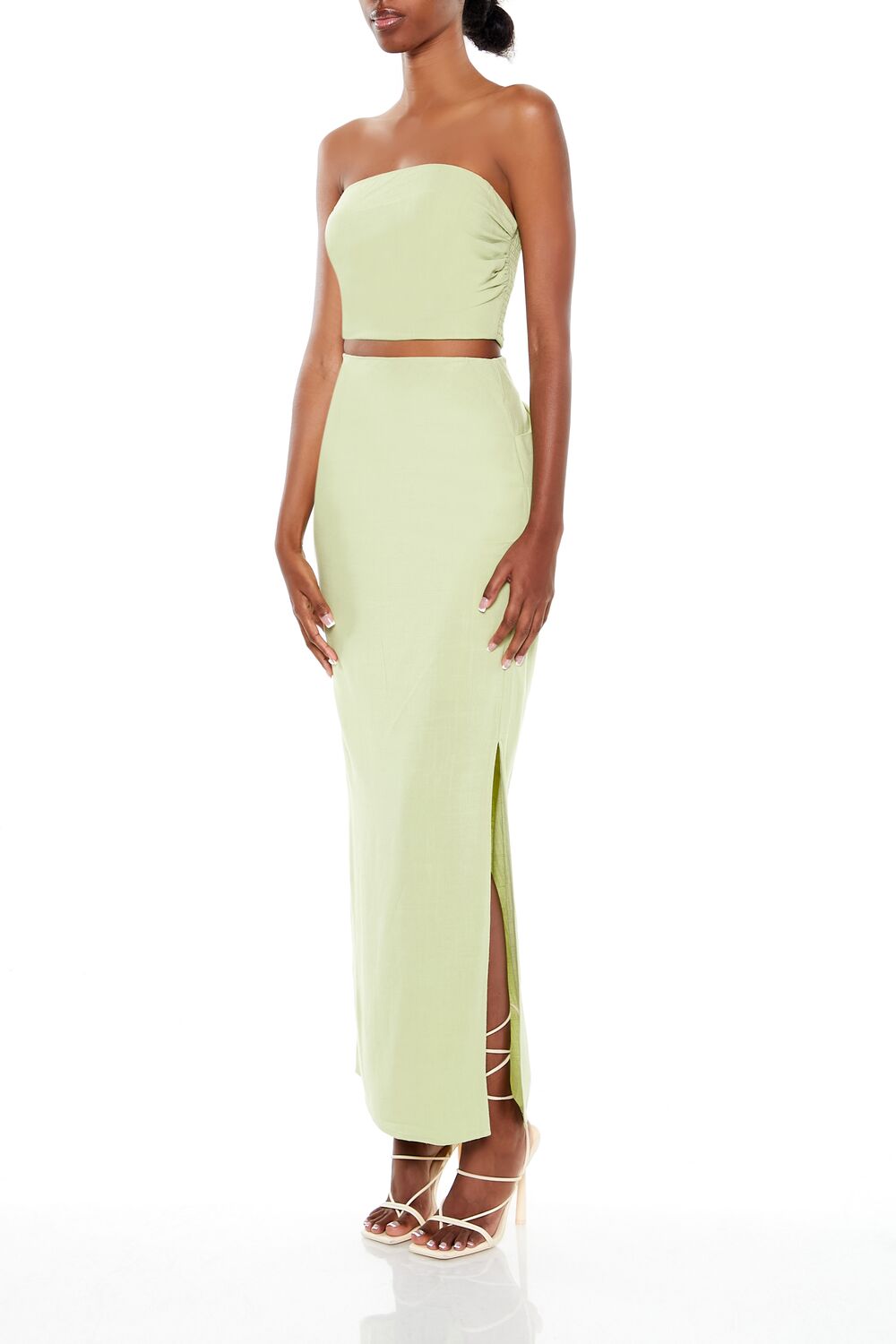 Tube Crop Top & Maxi Skirt Set - Image 3