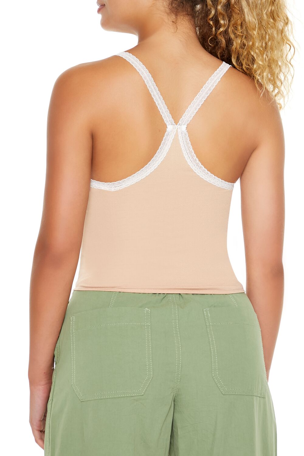 Seamless Lace-Trim Cami - Image 5