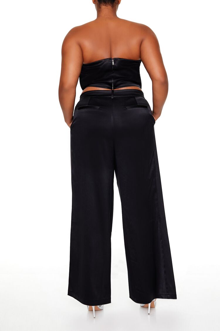 Plus Size Satin Trouser Pants - Image 4