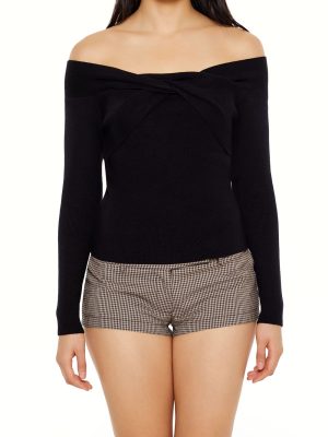 Off-the-Shoulder Sweater